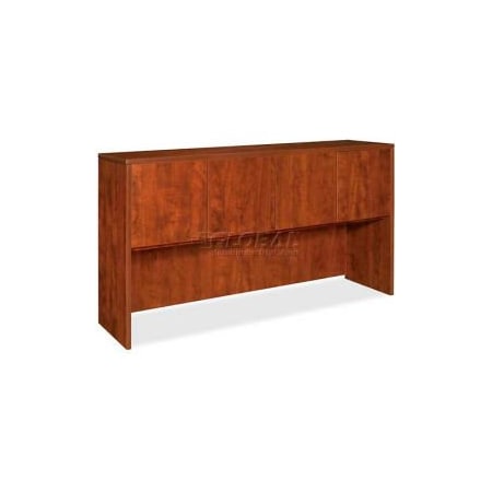 Sp Richards Lorell Hutch With Doors - 66"W x 15"D x 36"H - Cherry - Essentials Series LLR69417